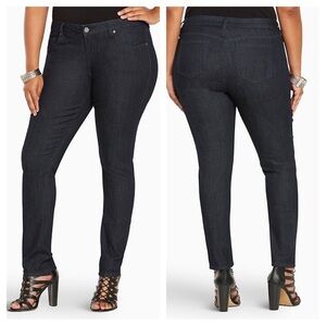 ➕ Torrid Dark Wash Skinny Jeans Women’s Plus Size 24 Short